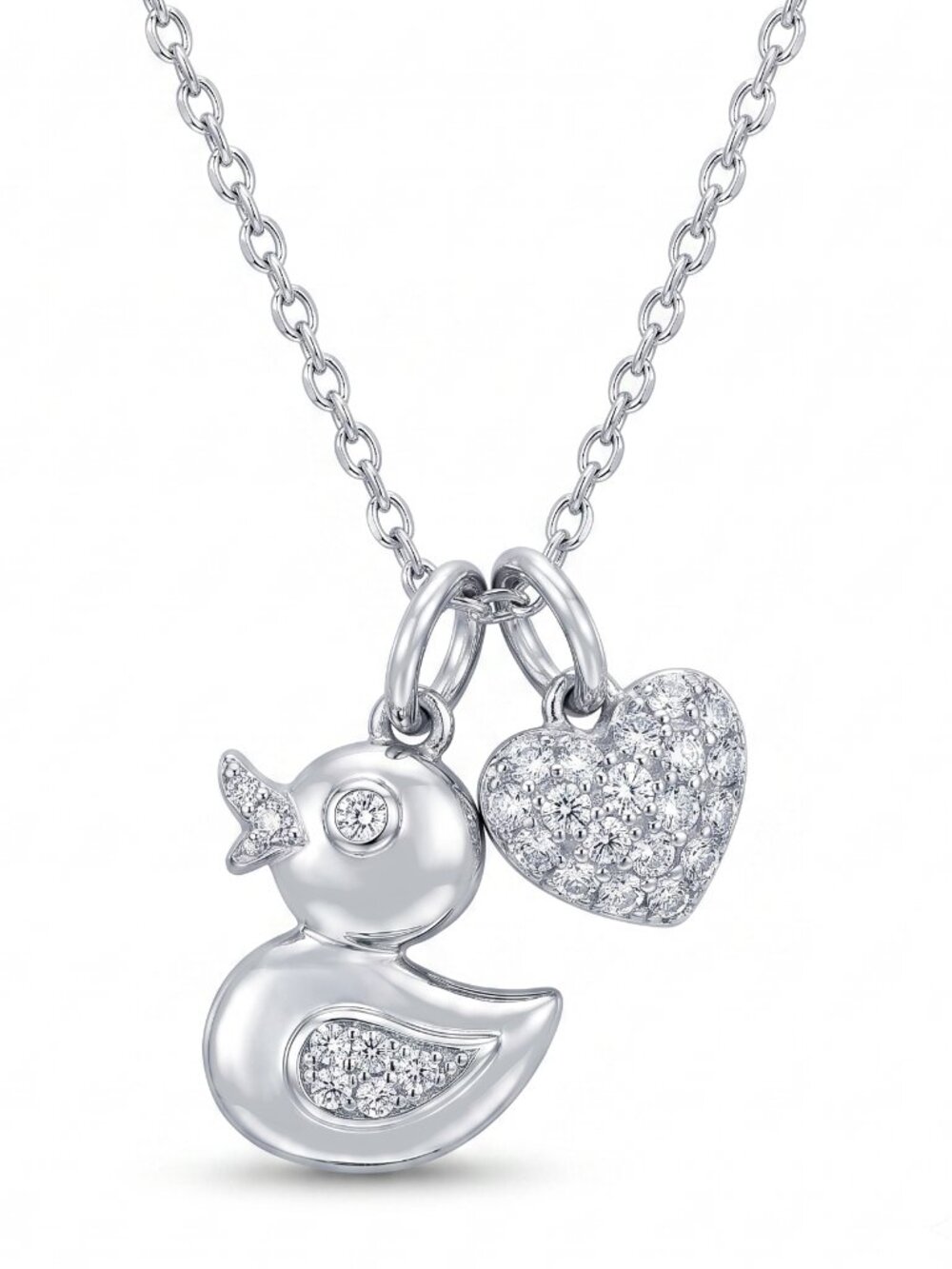 Rubber Ducky Heart  Necklace - Charmed Aroma 2021